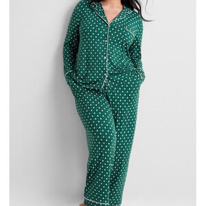 Brand New State of Day Women's Size L Geo Trees Pajama Set Lounge
